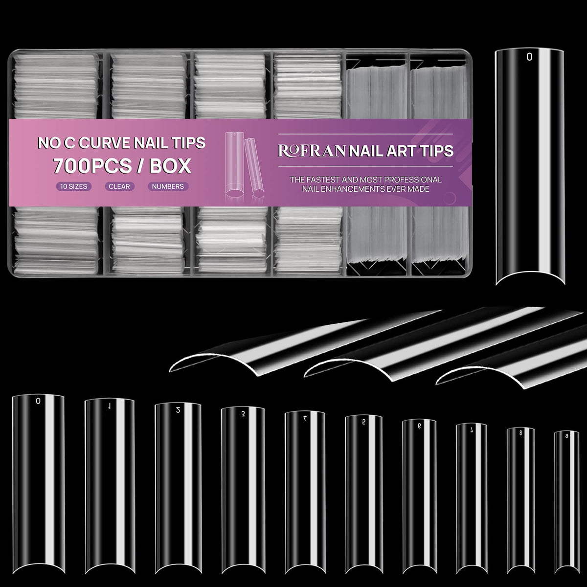 Rofran front packaging box showing 700pcs and organized storage benefit