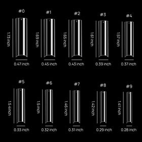Rofran organized tray displaying ten sizes for efficient workflow