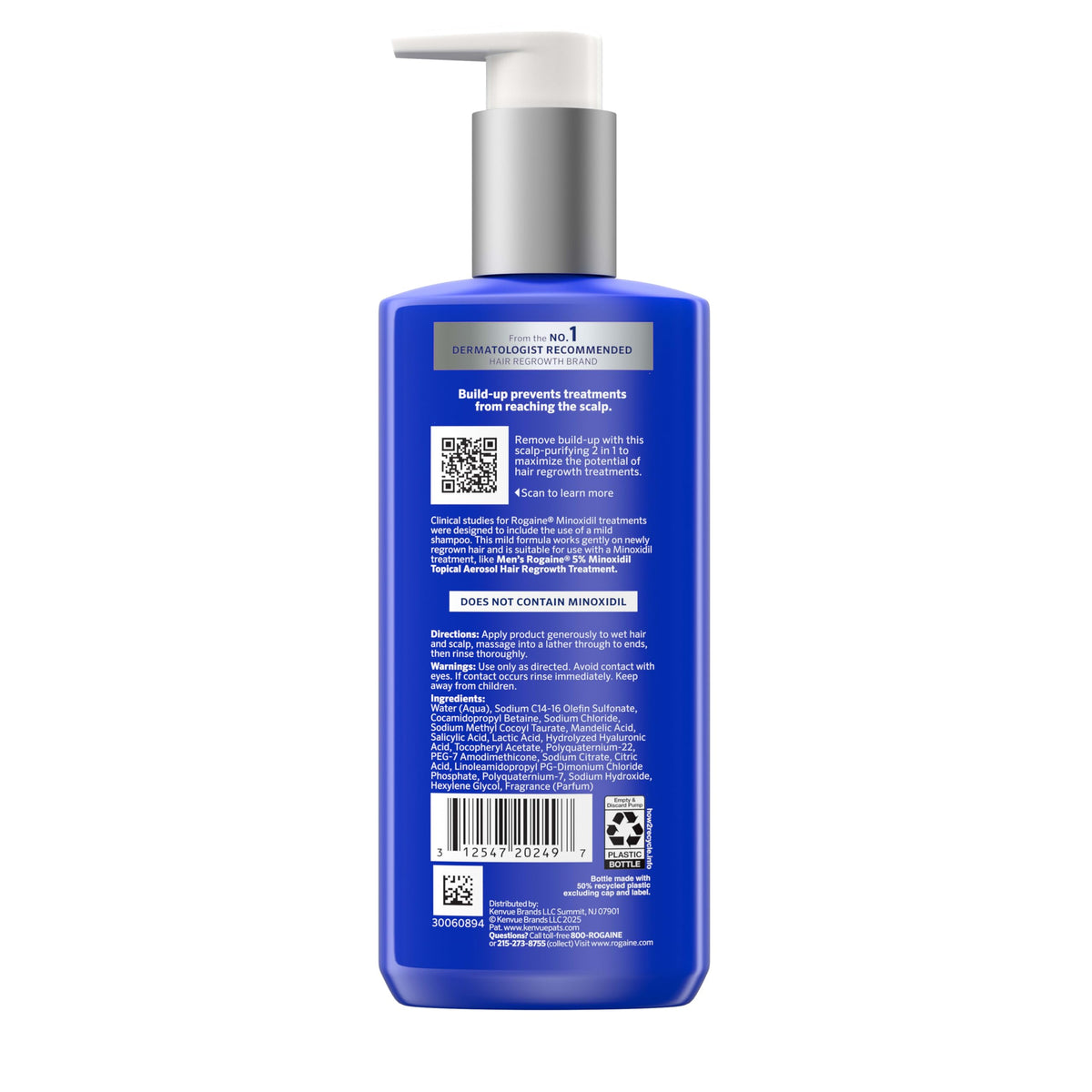 Rogaine bottle in bathroom lifestyle setting showing everyday use