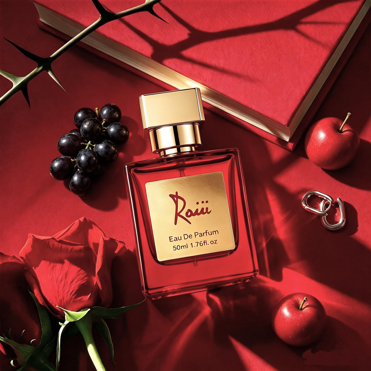 Roiii lifestyle image of wrist spray application demonstrating wearable scent