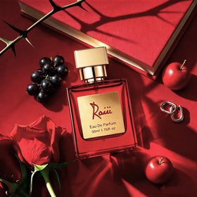 Roiii lifestyle image of wrist spray application demonstrating wearable scent