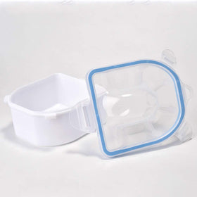 Rolabling nested bowls stored together for space-saving organization in salons or kits