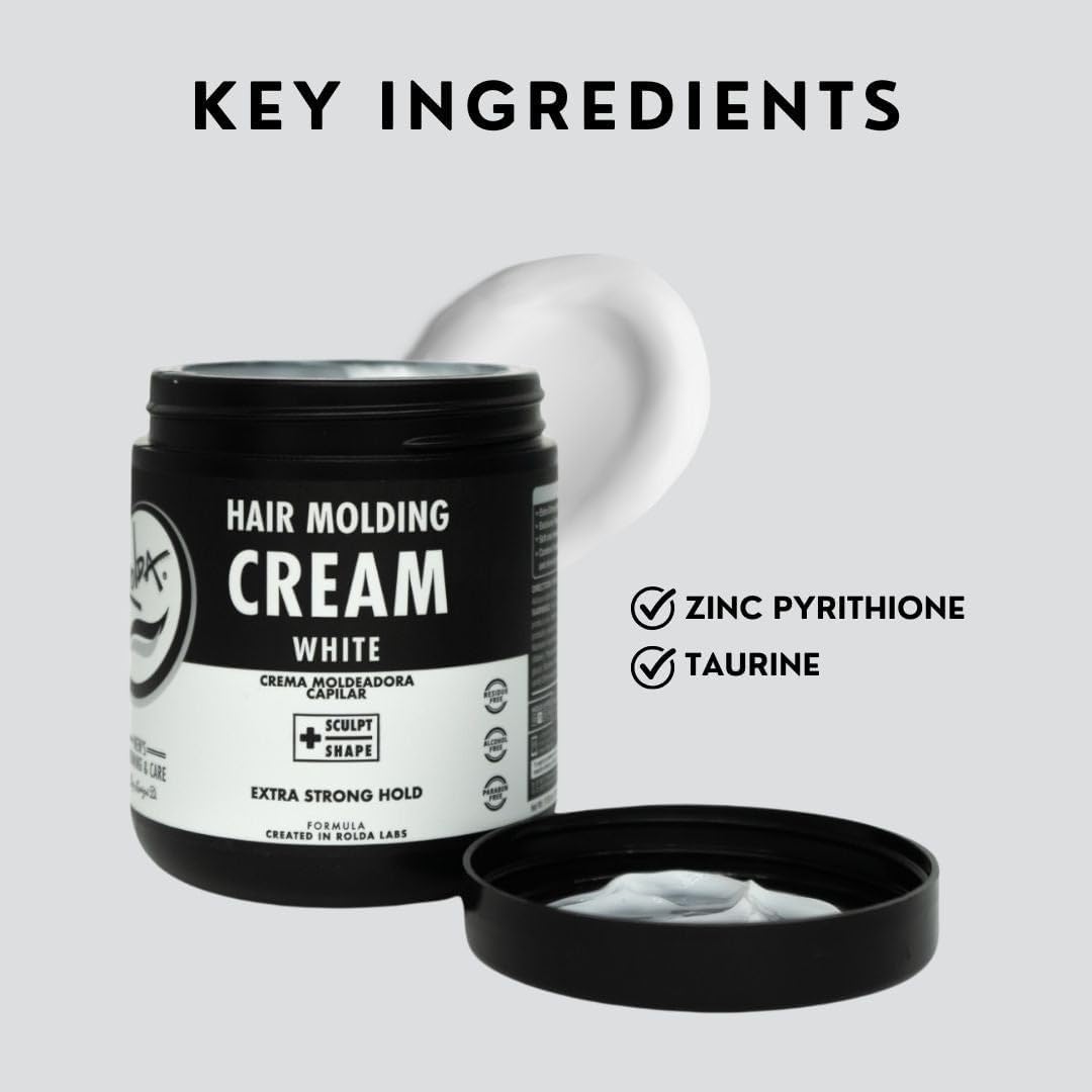 Rolda cream texture close-up demonstrating smooth, non-greasy consistency