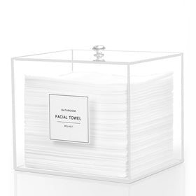Rolheit front view clear acrylic box showing neat storage benefit
