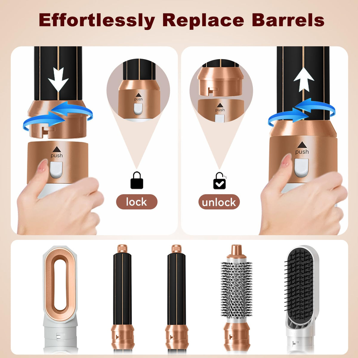 Roll With Us Depot lifestyle bathroom scene styling hair easily at home for salon-like results