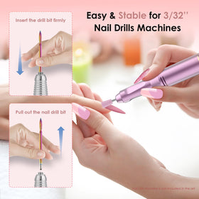 Rolokit felt and silicone polishing bits for high-gloss finish