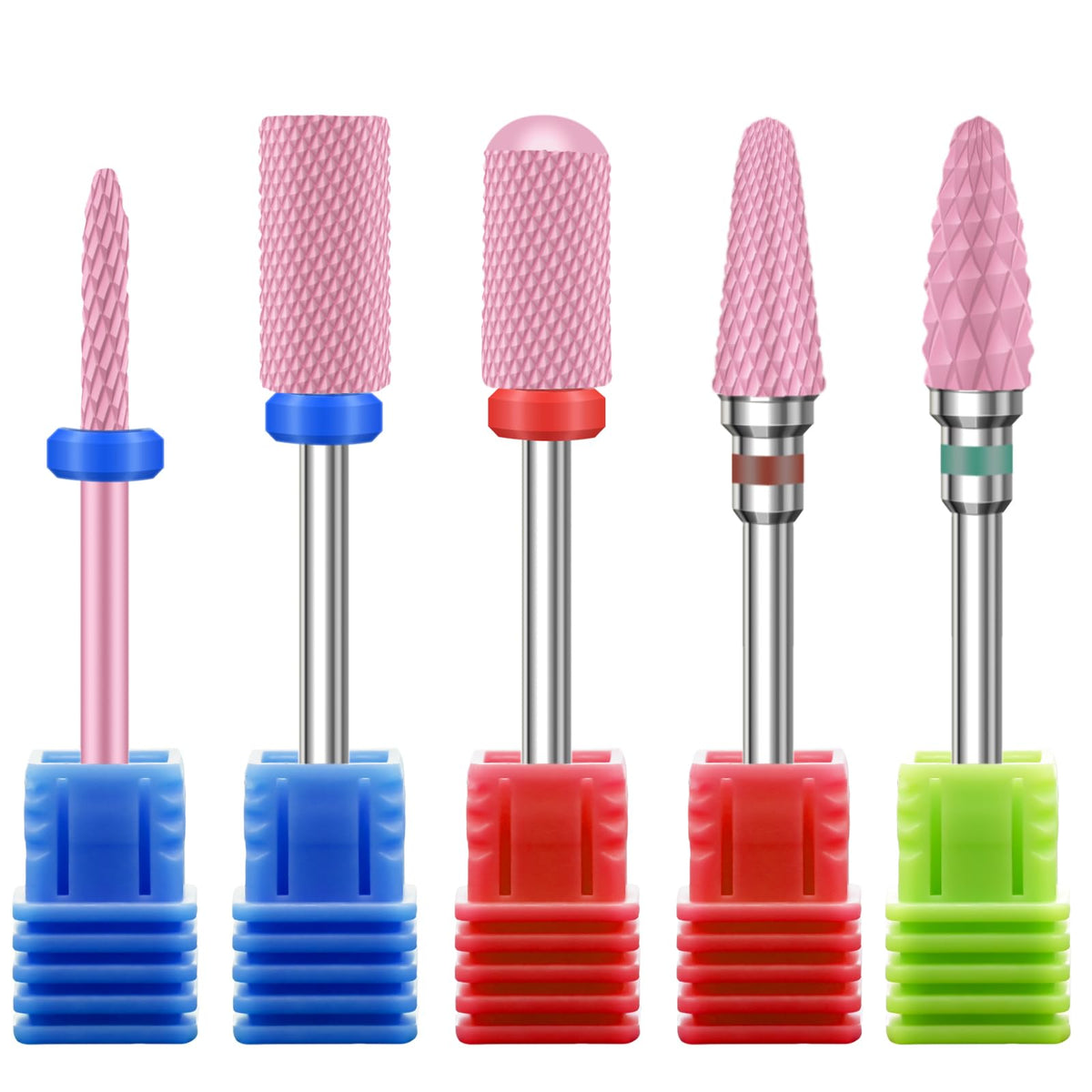 Rolokit front packaging showing the 5PCS ceramic nail bits and clear benefits