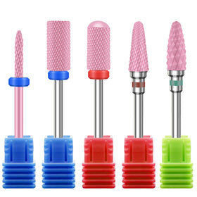 Rolokit front packaging showing the 5PCS ceramic nail bits and clear benefits