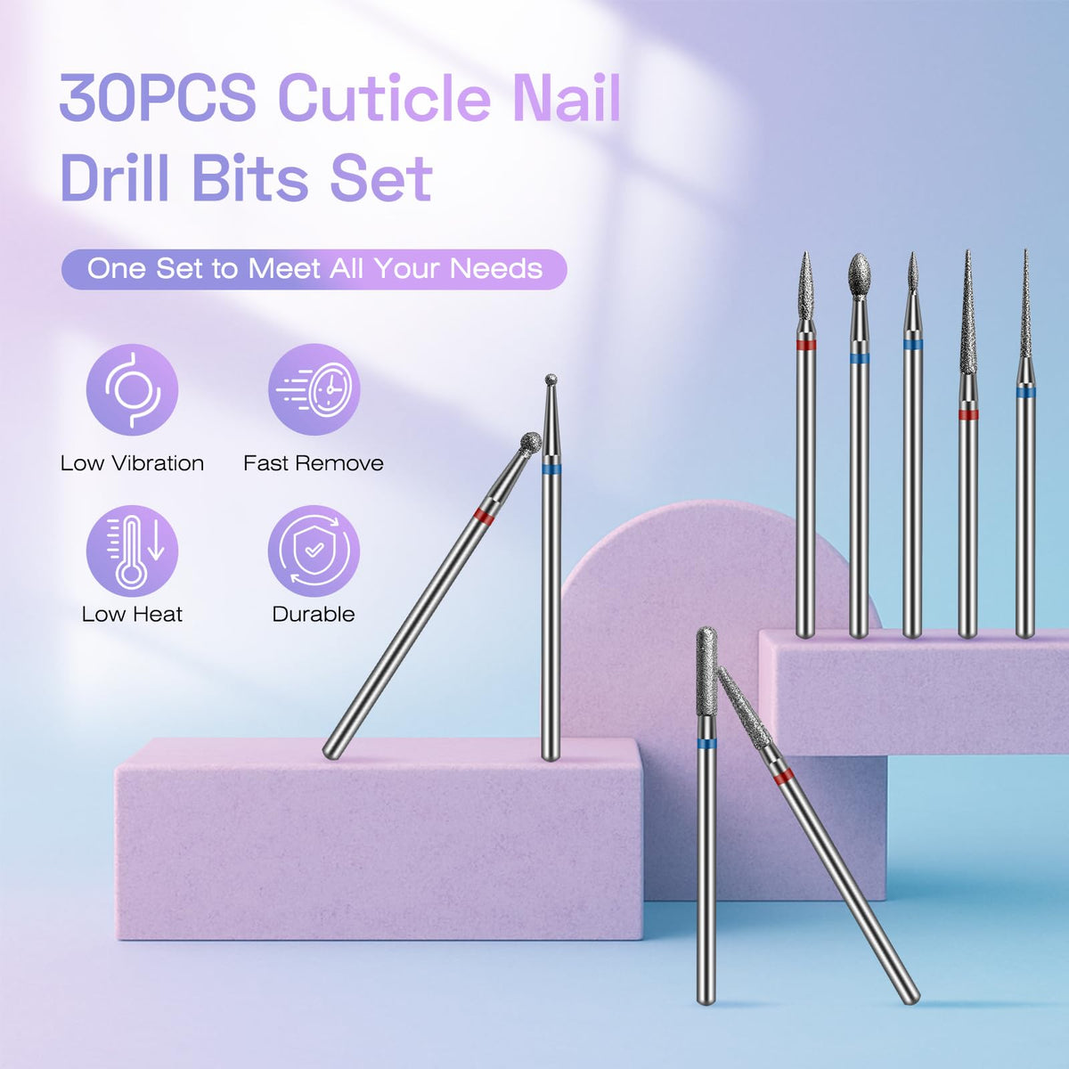 Rolokit salon workspace with bits displayed for professional speed and convenience