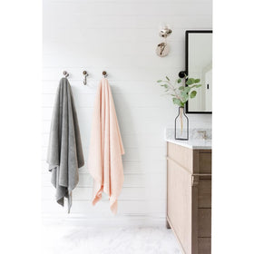 ROLSHOL in bathroom lifestyle scene speeding routine and reducing heat styling