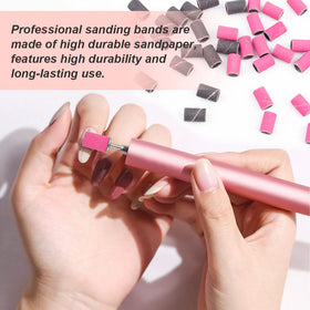 Rolybag lifestyle station set up at a manicure table for salon-ready convenience