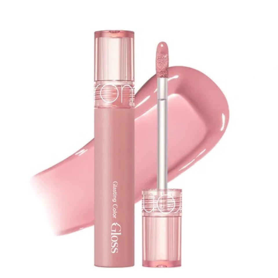 rom&nd front packaging showing cream bebe gloss and brand clarity