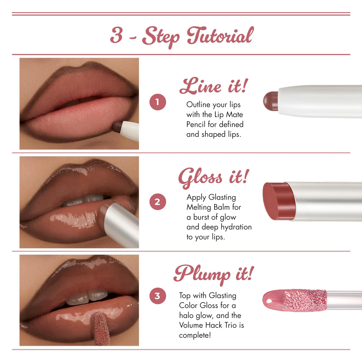 rom&nd Glasting Melting Balm texture in Kaya Fig hydrating lips and evening texture