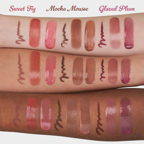 rom&nd trio in hand showing scale and portable three-piece lip routine