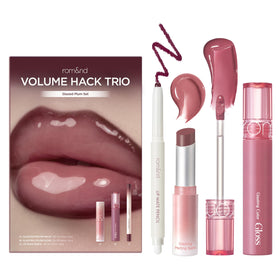 rom&nd front packaging showing trio kit and gift-ready box for easy gifting