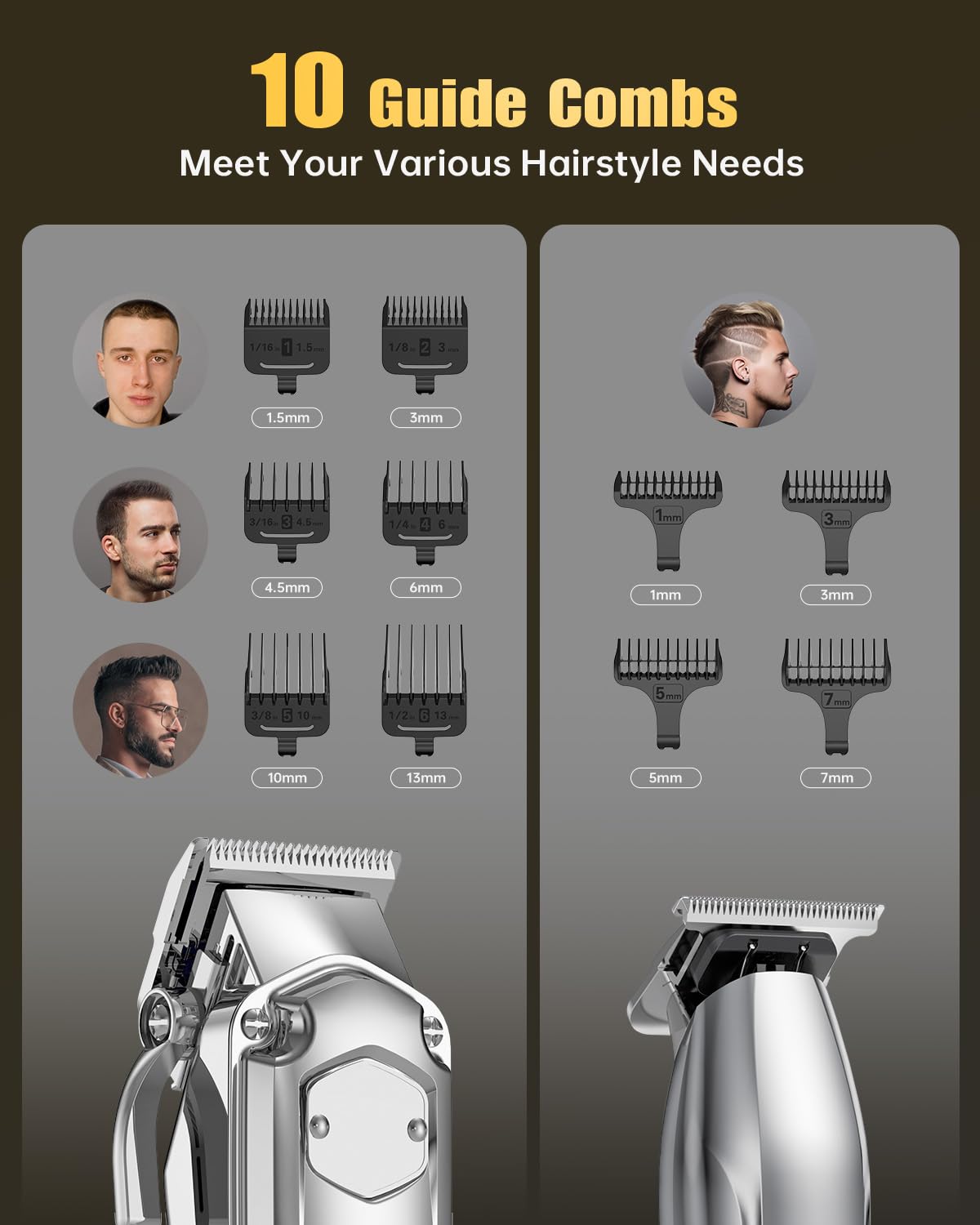 Romanda clippers under running water illustrating IPX7 waterproof cleaning benefit