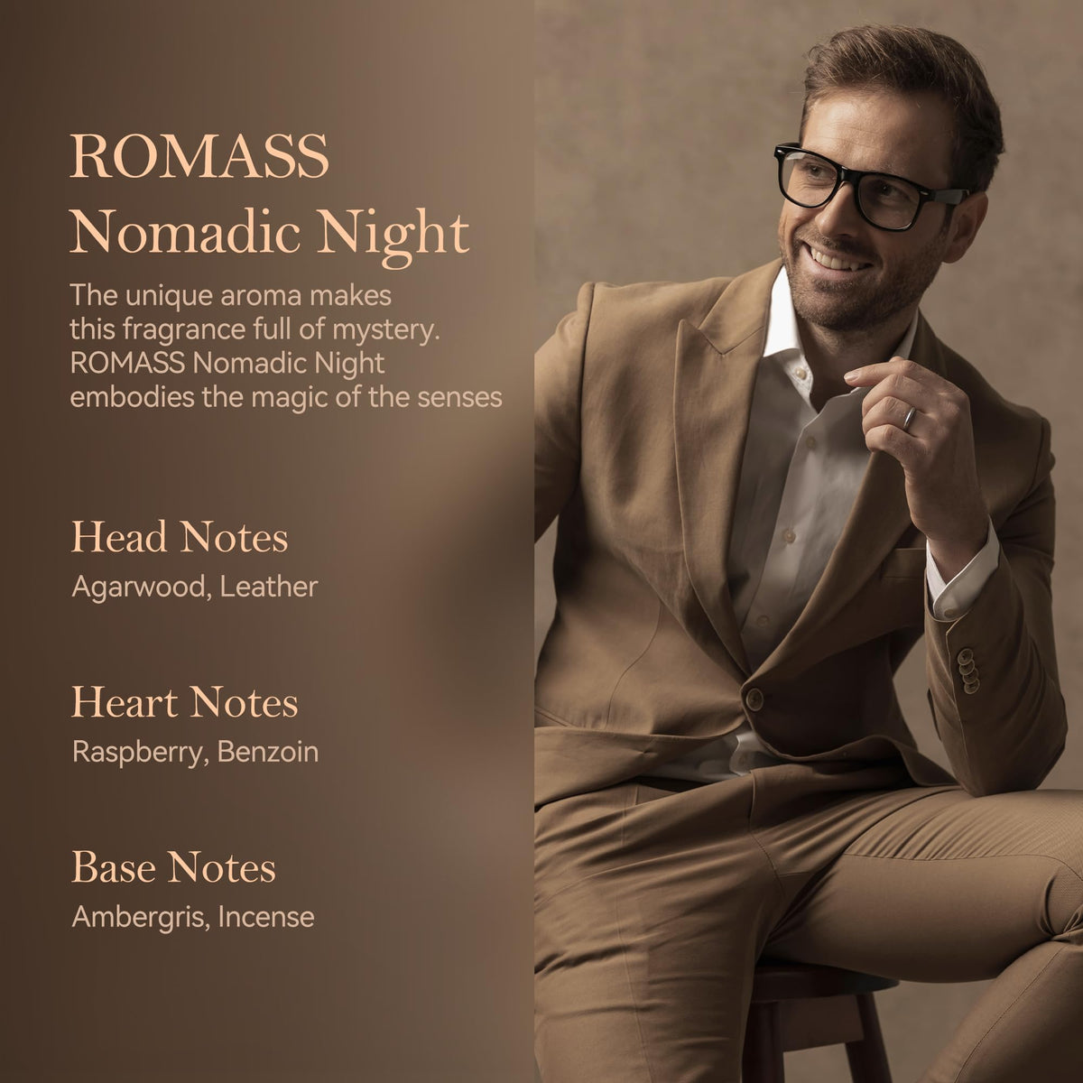 ROMASS bottle in hand to show 100ml size and everyday scale