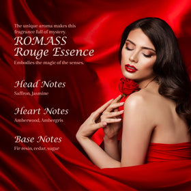 ROMASS perfume applied on wrist demonstrating lasting fragrance and confidence