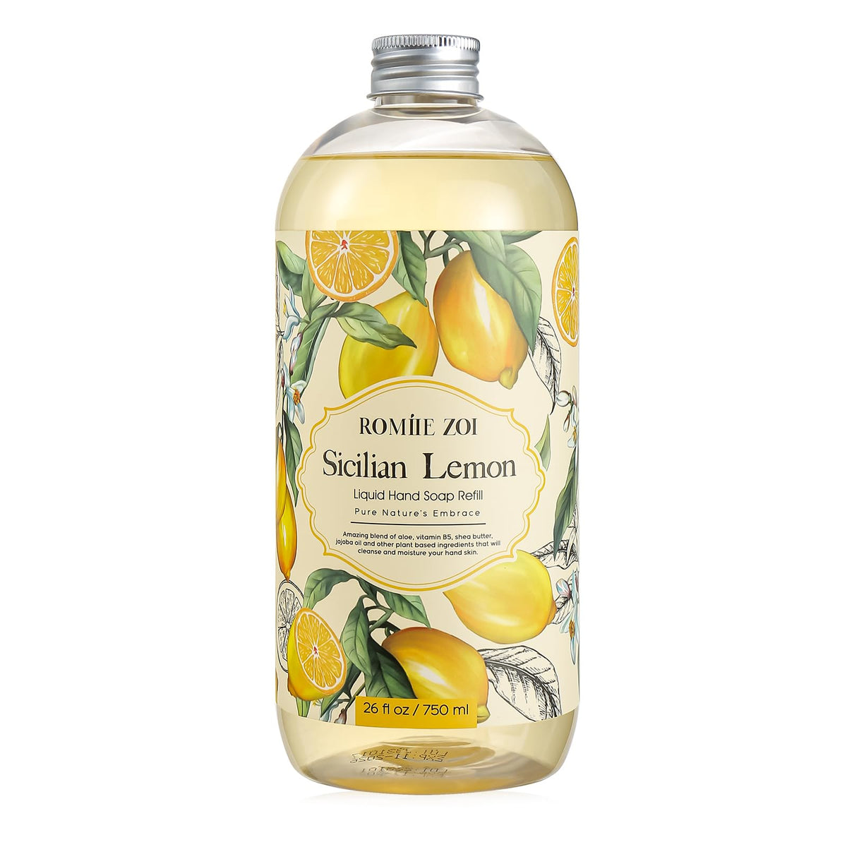 ROMIIE ZOI front packaging 750ml showing refill convenience and value