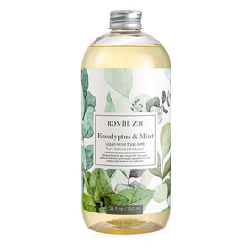 ROMIIE ZOI front bottle shot showing eucalyptus and mint scent benefits