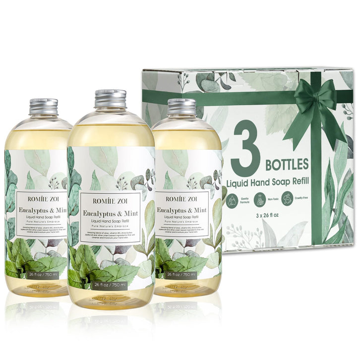 ROMIIE ZOI front packaging showing eucalyptus mint label and volume benefit