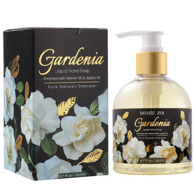 ROMIIE ZOI front bottle showing gardenia label and elegant packaging benefit: looks gift-ready