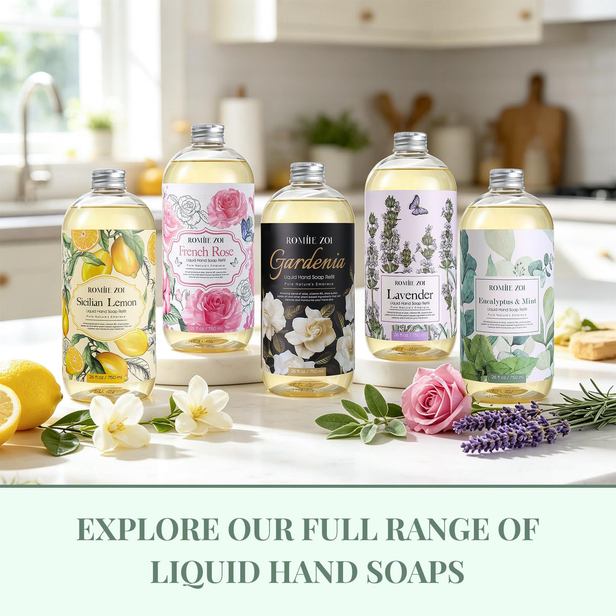 ROMIIE ZOI soapy foam on hands demonstrating cleansing and softness benefit