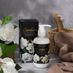 ROMIIE ZOI creamy lotion texture close-up, shea butter nourishment visible