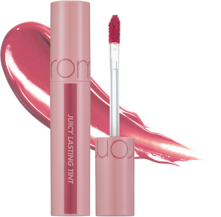 rom&nd front packaging showing Bare Grape shade and glossy benefit