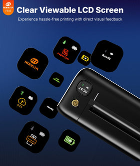 Rongta F81S paired with SoPrint app on phone showing wireless printing convenience
