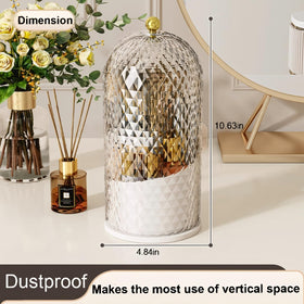 RONGZHIERK placed on a bathroom vanity showing tidy, hygienic storage