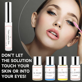 RONKIE adhesive and applicators close-up highlighting precision tools for secure lash placement