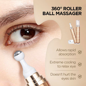 RONKIE applying stick under eye demonstrating reduced puffiness and refresh