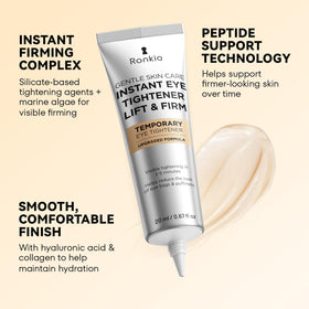 RONKIE before and after side-by-side illustrating reduced puffiness