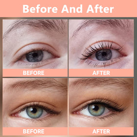 RONKIE kit contents laid out to show scale and everything included for a complete lash lift service