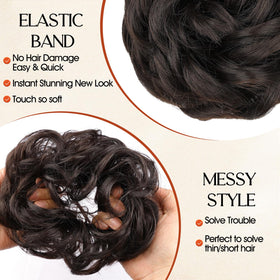 RONTAYA side profile of bun demonstrating secure hold and polished look