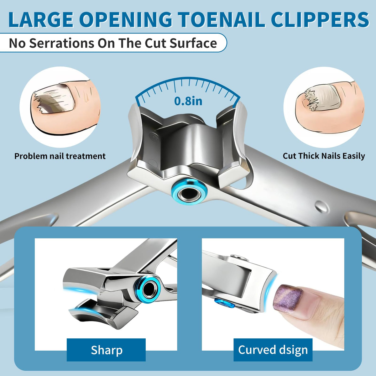Roogaluckeep lifter and tools arranged for precise ingrown nail care
