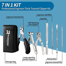 Roogaluckeep rotating clippers detail highlighting ergonomic cutting angle