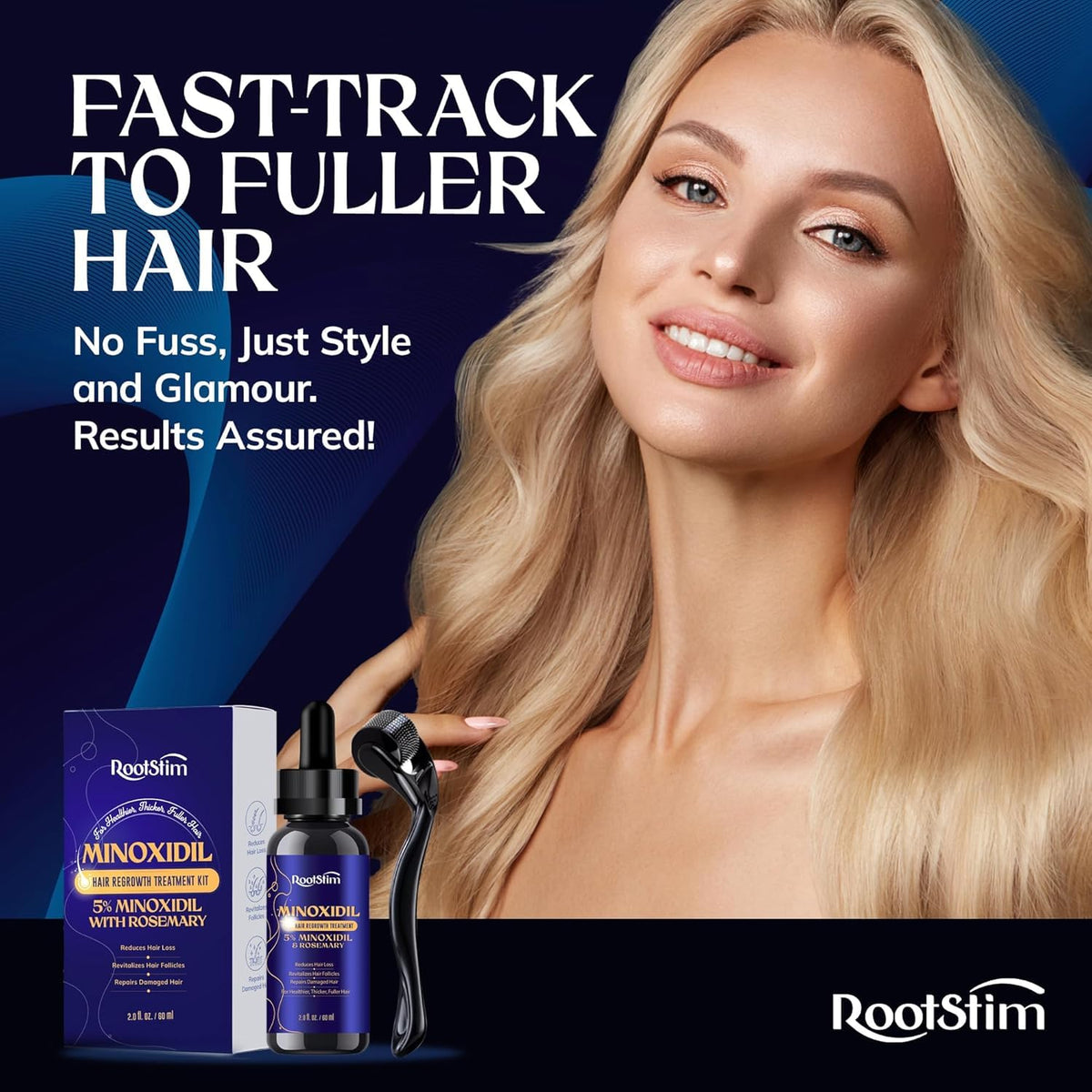 RootStim close-up nozzle detail for precise, mess-free application benefit