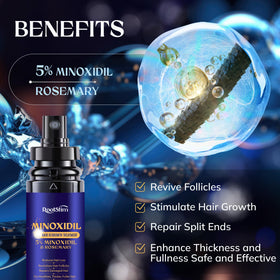 RootStim dropper applying precise serum to scalp for targeted treatment