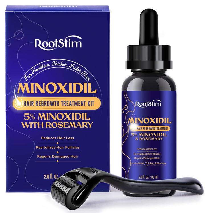 RootStim front packaging showing spray bottle and clear label benefit