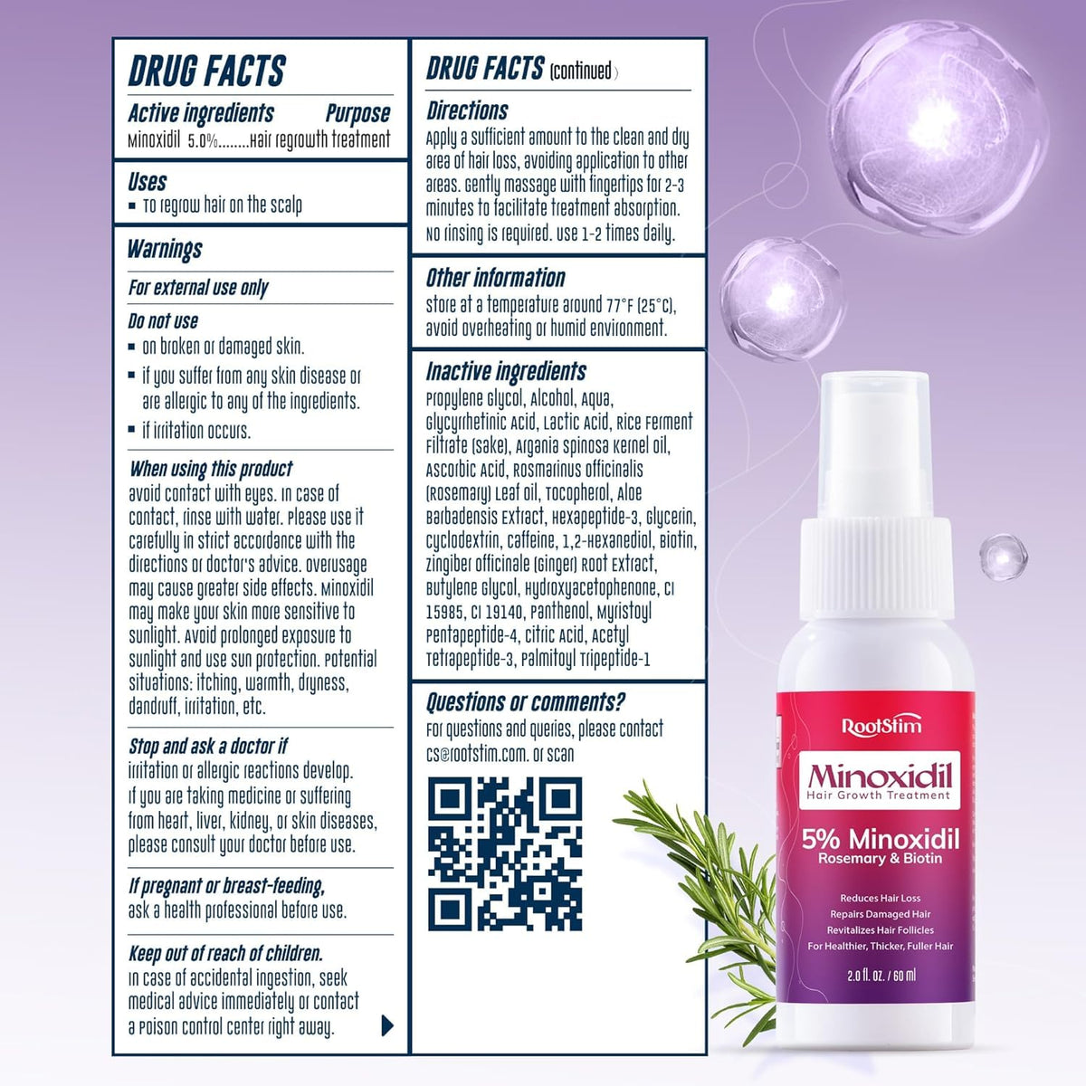 RootStim placed by sink as part of a daily routine for convenient consistent use