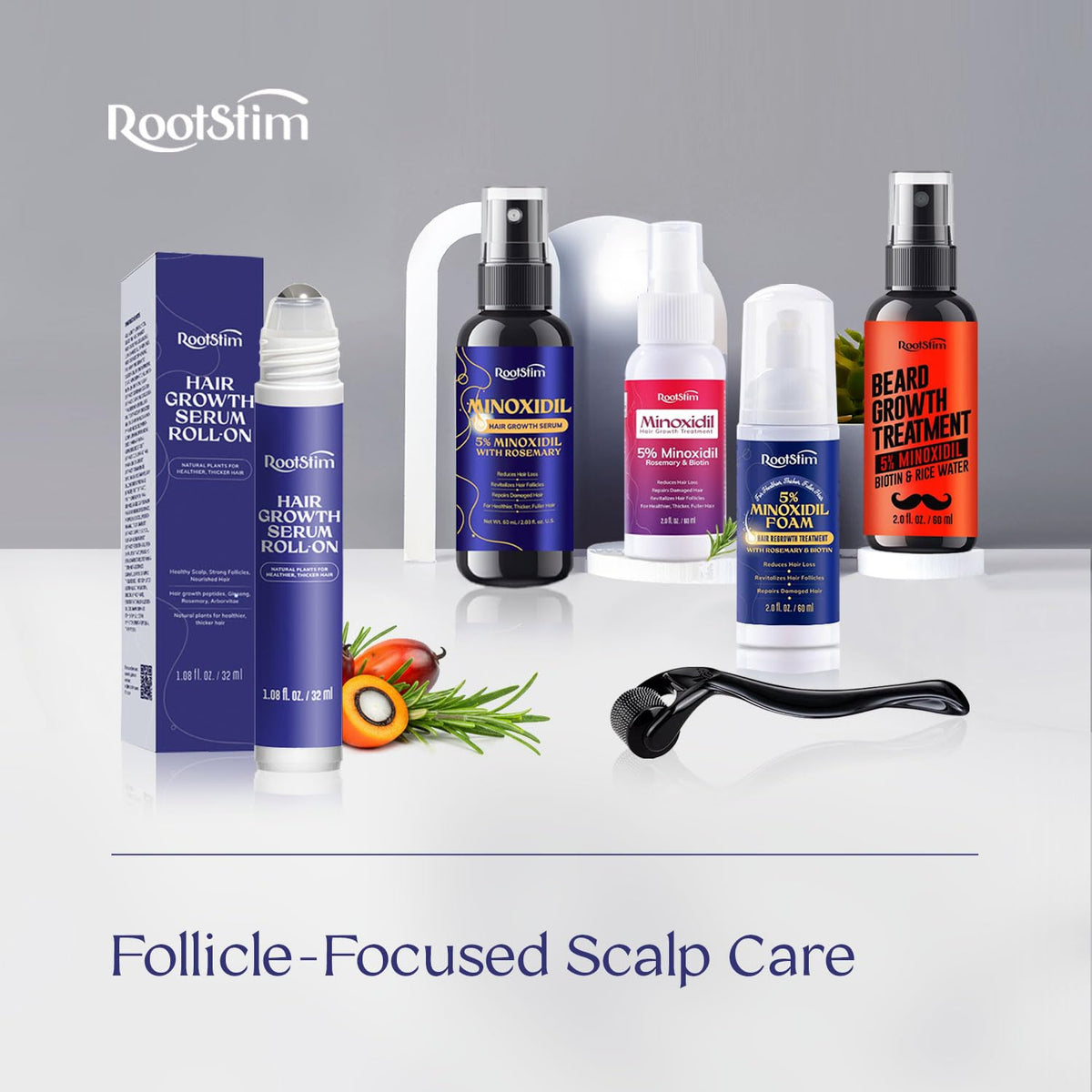 RootStim side view with cap off demonstrating applicator design