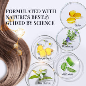 RootStim shampoo lather texture illustrating gentle cleansing benefit