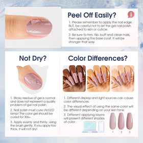 ROSALIND brush applying polish showing smooth application benefit