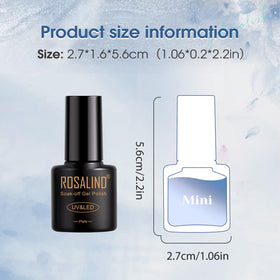 ROSALIND cured nails under lamp showing long-lasting glossy benefit