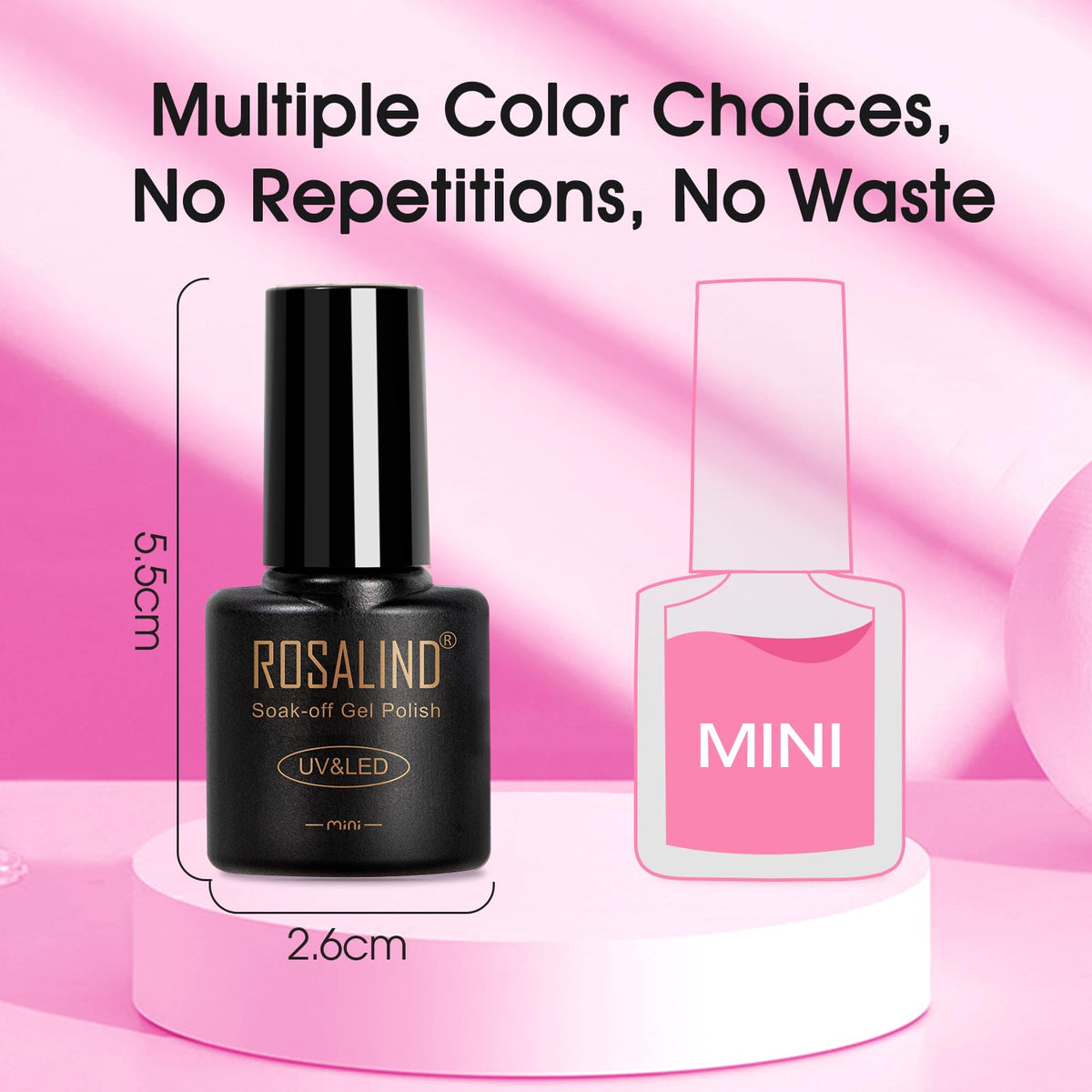 ROSALIND lifestyle party manicure displaying finished nails and styling impact