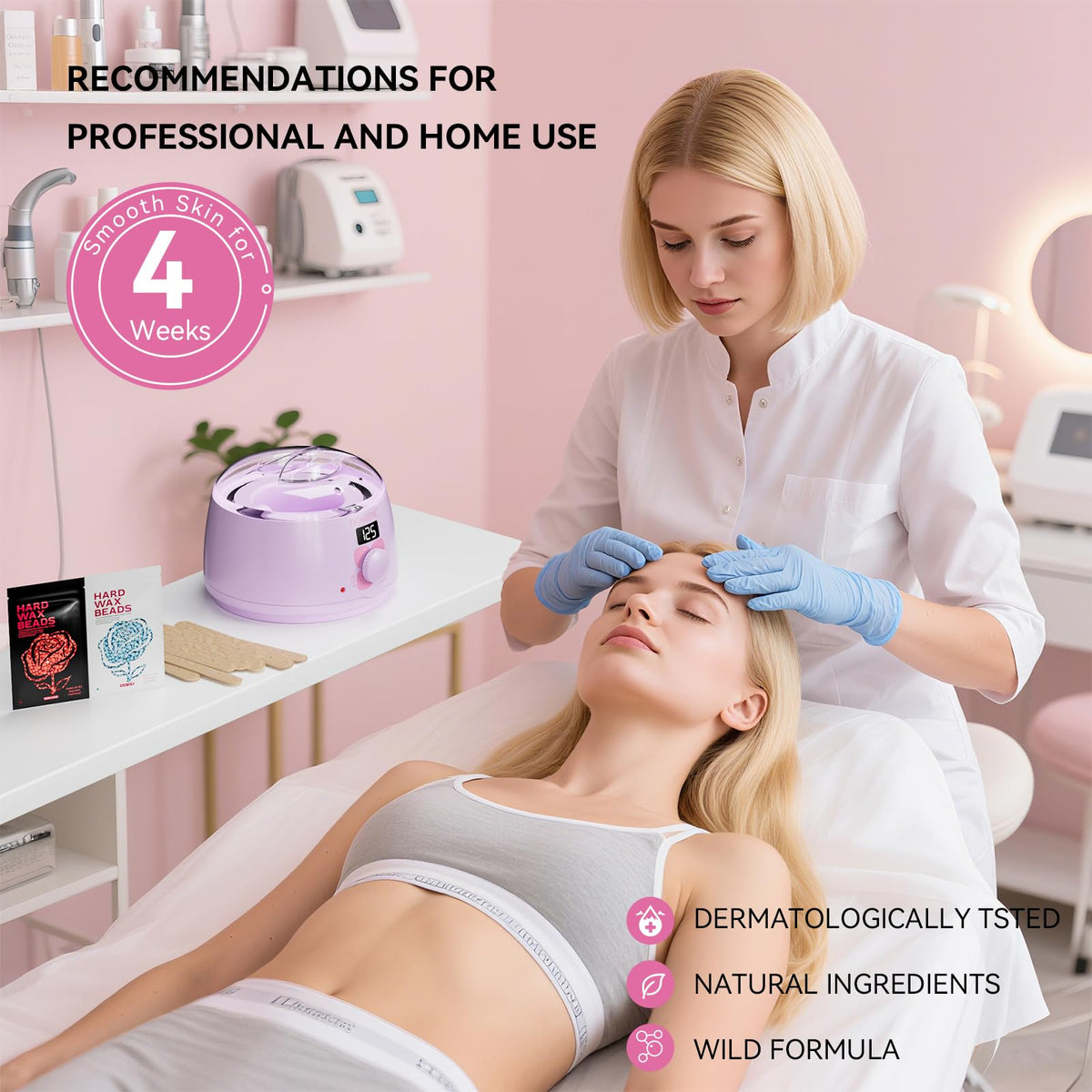 ROSEPIL precise bikini-area wax application for sensitive-zone care