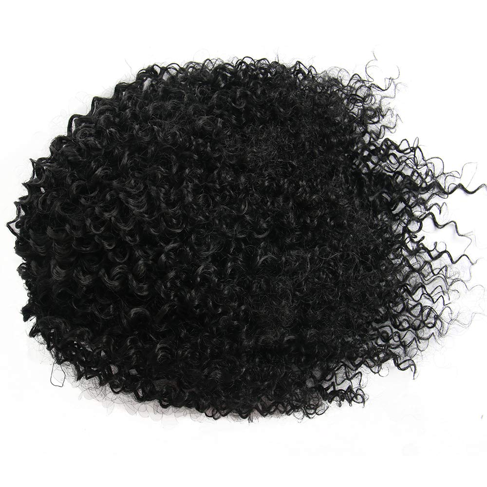 ROSESSEA close-up of tight afro-kinky curl texture highlighting soft, realistic fibers and durable curls