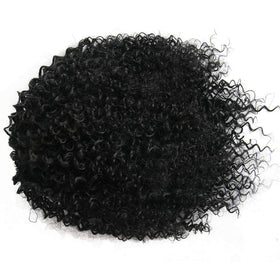 ROSESSEA close-up of tight afro-kinky curl texture highlighting soft, realistic fibers and durable curls